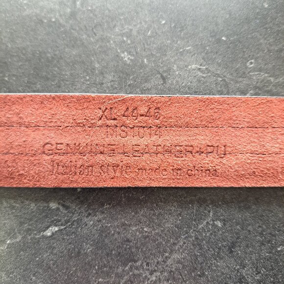 PW Shoes Black/Brown Leather Belt Sz: XL (44-46) #116 - Picture 3 of 4